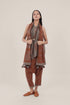 Patterned jacquard reversible asymmetric top